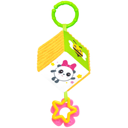 Malyshariki Little Panda Crispy Hanging Toy with Teether