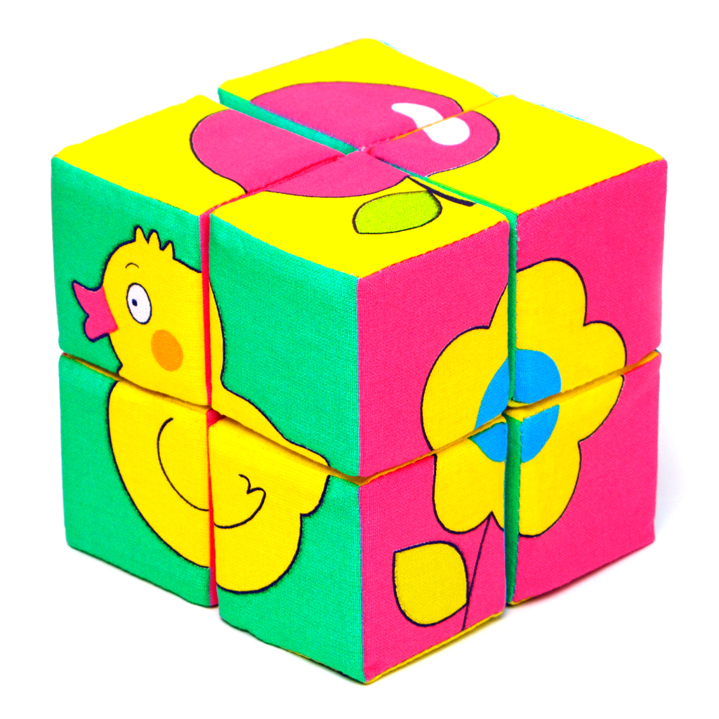Кубики "Собери картинку Предметы", 8 кубиков