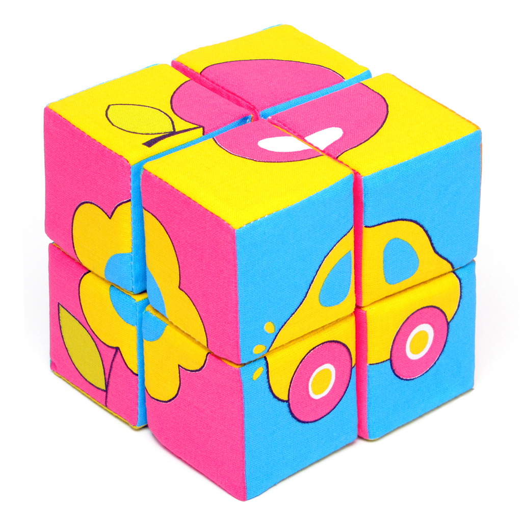 Кубики "Собери картинку Предметы", 8 кубиков
