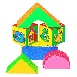 Myakishi Blocks Toy (Little Houses)