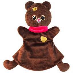 Игрушка «Мякиши» Кукла на руку Мишка (коричневый)