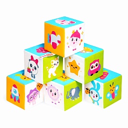 Кубики "Малышарики" (Предметики)